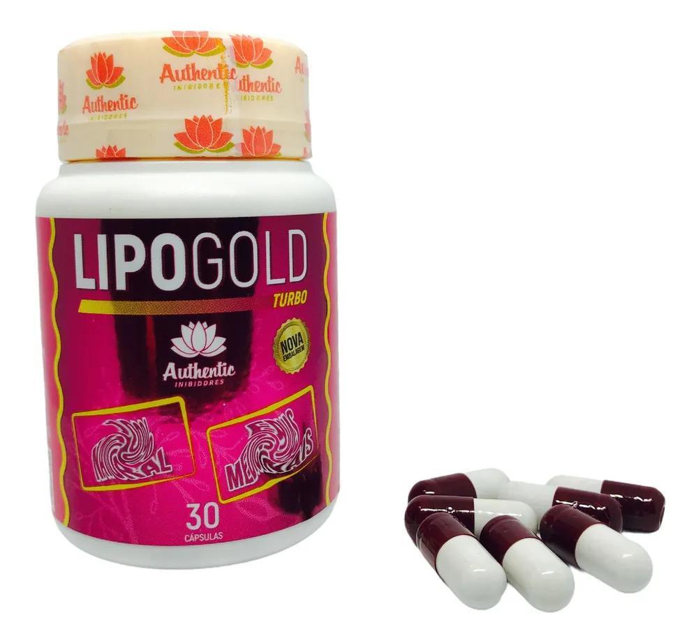 Miniatura 2X Lipo Gold Turbo 30 Cápsulas  Authentic 1 Pote