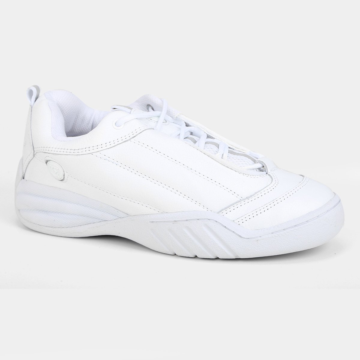 Miniatura Tenis Qix Contest Couro Masculino Branco - 37
