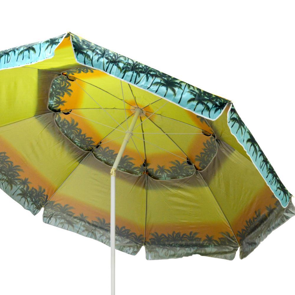 Guarda Sol Gigante Articulável 2,40M Praia Piscina Reforçado