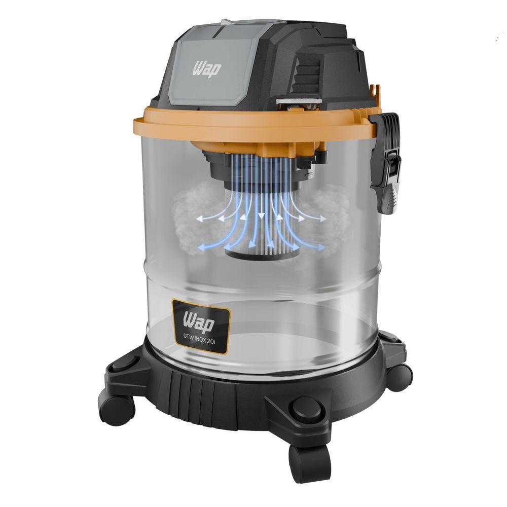 Miniatura Aspirador De Pó E água 1900w WAP GTW Inox 20i 220V