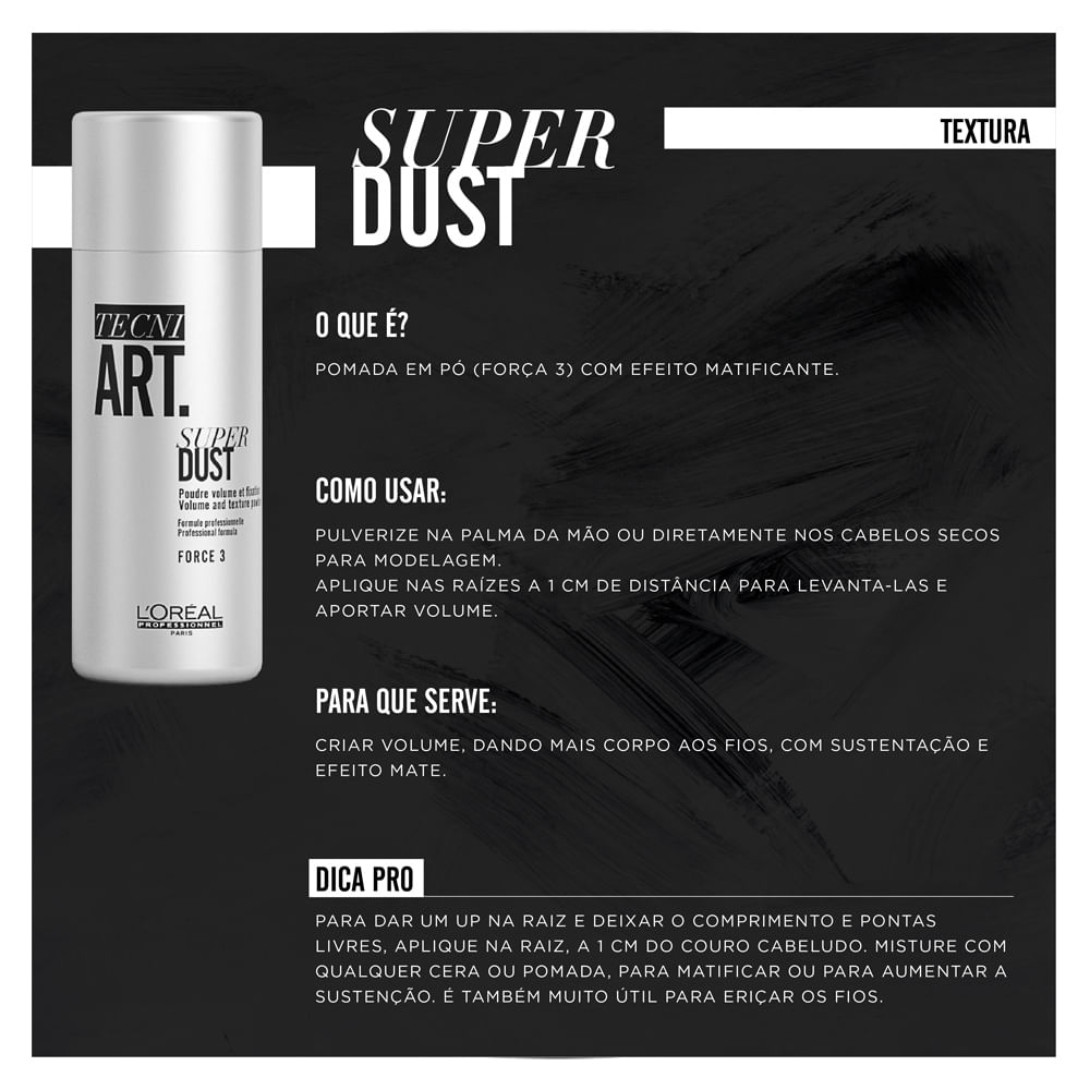 Miniatura L'Oréal Professionnel Tecni Art Super Dust - Cera em Pó 7g