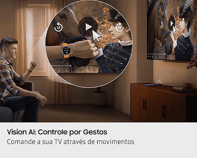 Miniatura Smart TV Samsung 55" Vision AI TV QLED 4K 2025 QN55Q7FAAGXZD Bivolt