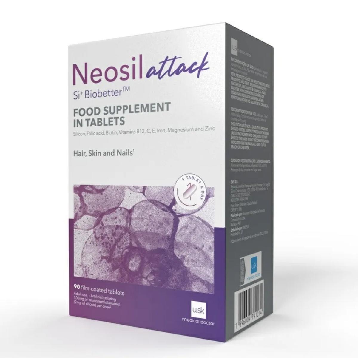 Miniatura Neosil Attack 100Mg Polivitamínico 90 Comprimidos
