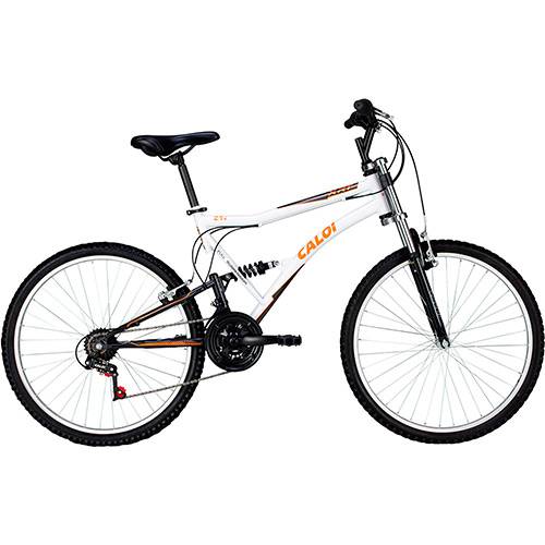 Miniatura Bicicleta Caloi XRT Aro 26 21 Marchas MTB - Branco