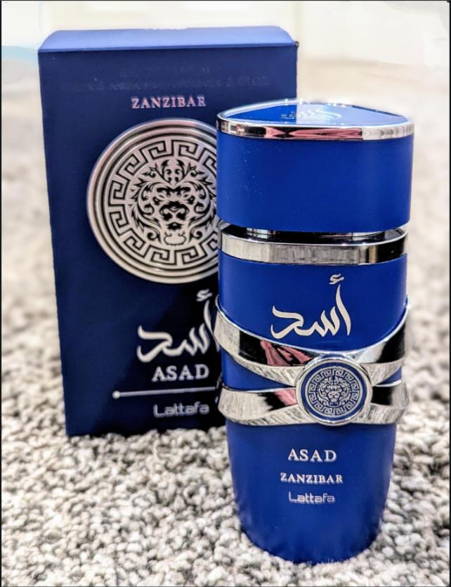 Miniatura Lattafa Asad Zanzibar Edp 100Ml Perfume Masculino Arabe