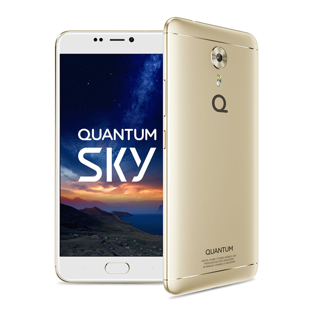 Miniatura Celular Quantum Sky 4g Dual Chip 64gb 4gb Ram Tela 5,5