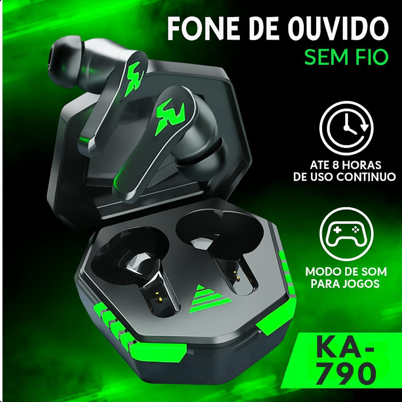Fone Gamer Bluetooth 5.1 - Jogos Online Celular E Pc
