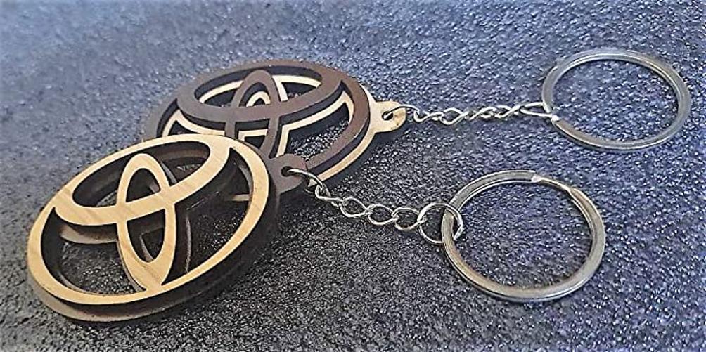 Chaveiro Acessórios Toyota Hilux Corolla Sw4 Luxo D - 02 Pcs