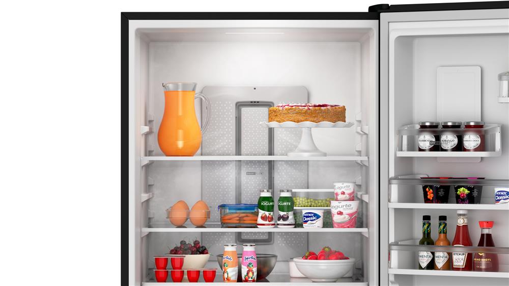 Geladeira Brastemp Frost Free Inverse A+++ 479 litros cor Black Inox com Super Capacidade e Smart Flow - BRE58FE 110v