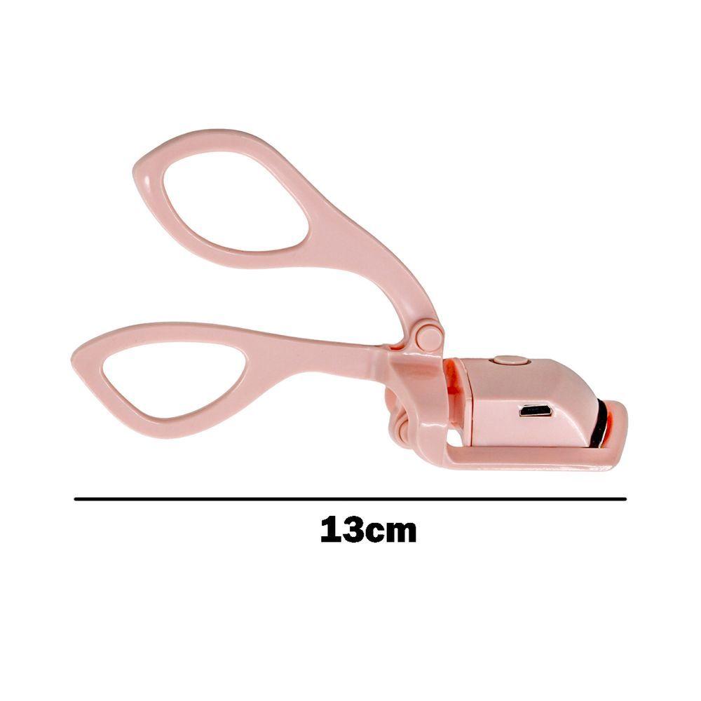 Miniatura Curvador Modelador De Cilios Curvex Eletrico Aquecido Termico Usb Rosa