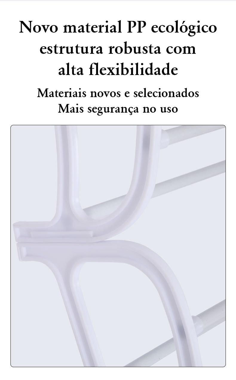 Miniatura Sapateira Vertical De Parede E Porta 36 Pares Cor Branco