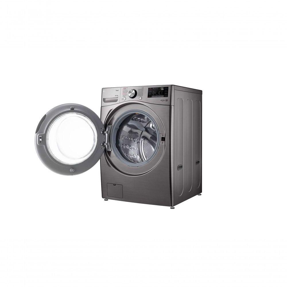 Miniatura Lava e Seca LG Smart 18kg Inox Look com Inteligência Artificial AIDD™ WD18SV2S6BA 220V