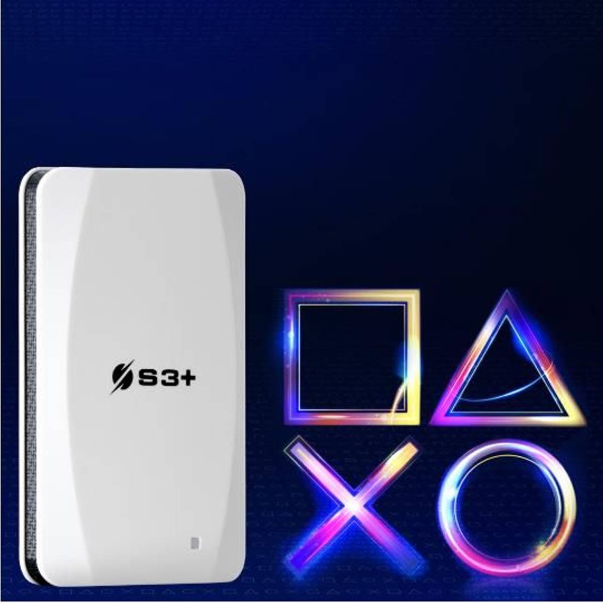 Miniatura SSD Externo Portátil Play+ 512GB USB 3.2 S3SSDP512 - S3+
