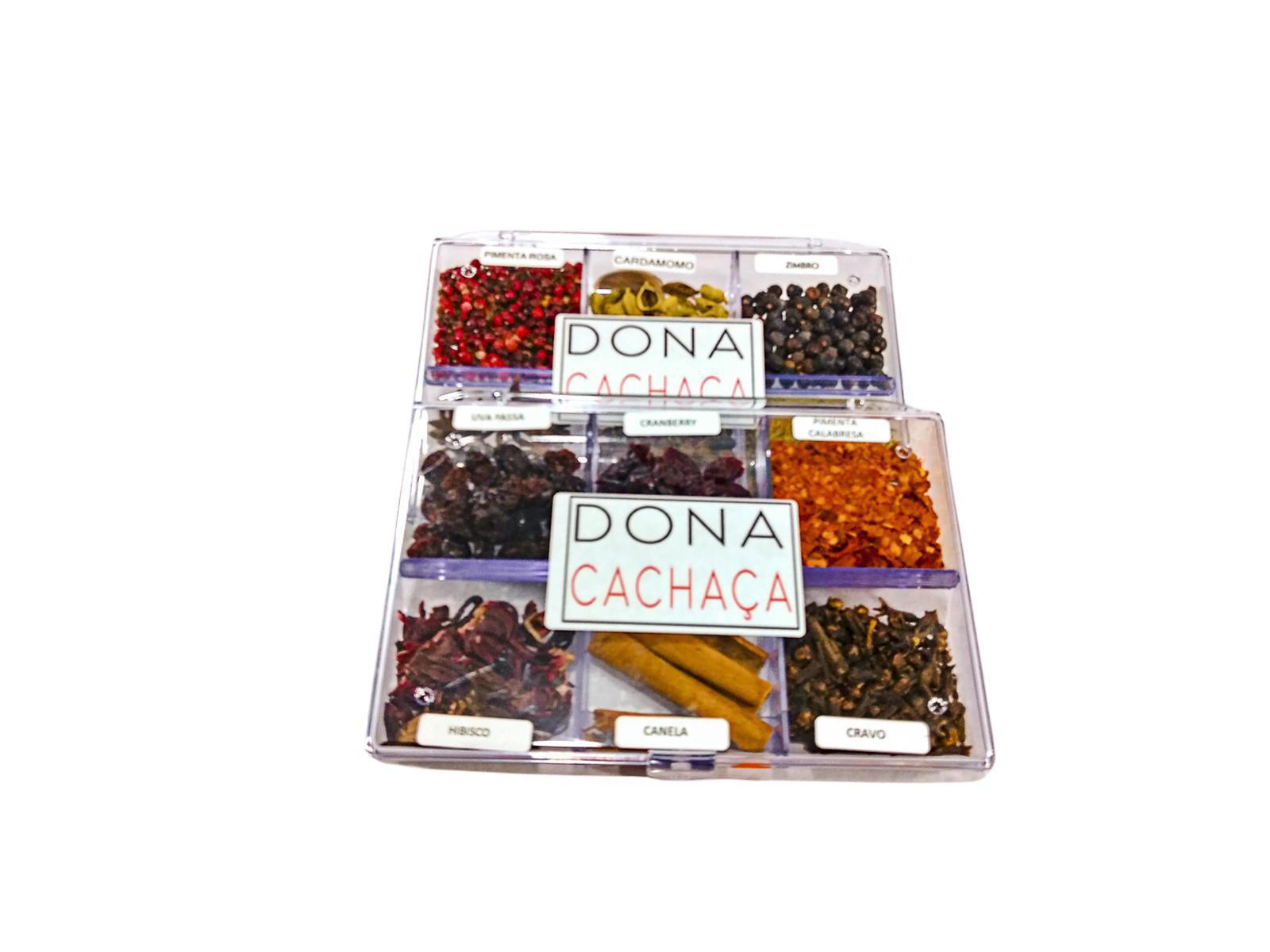 Miniatura Kit Gin Tonica 12  Especiarias / 150 Drinks