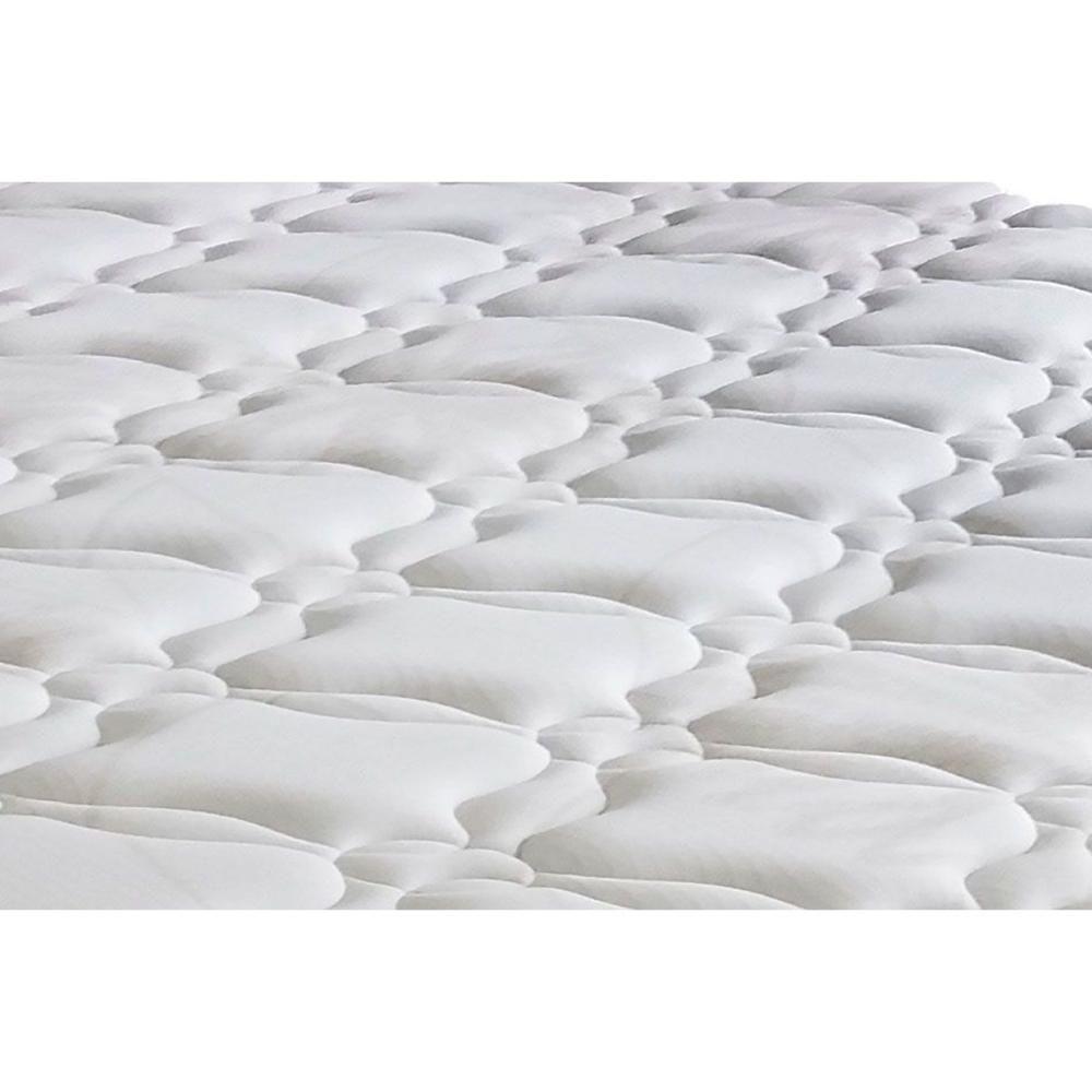 Cama Box Baú Queen: Colchão Molas Bonnel Castor Revolution + Base Crc Suede Black(158X198)