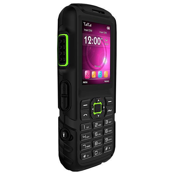 Miniatura Celular BLU Tank Mega Dual Tela 2.4 Câmera VGA Preto/Verde Bluetooth - Preto - Celular - Blu - 32 mb - Tank - Vga - 2.4"