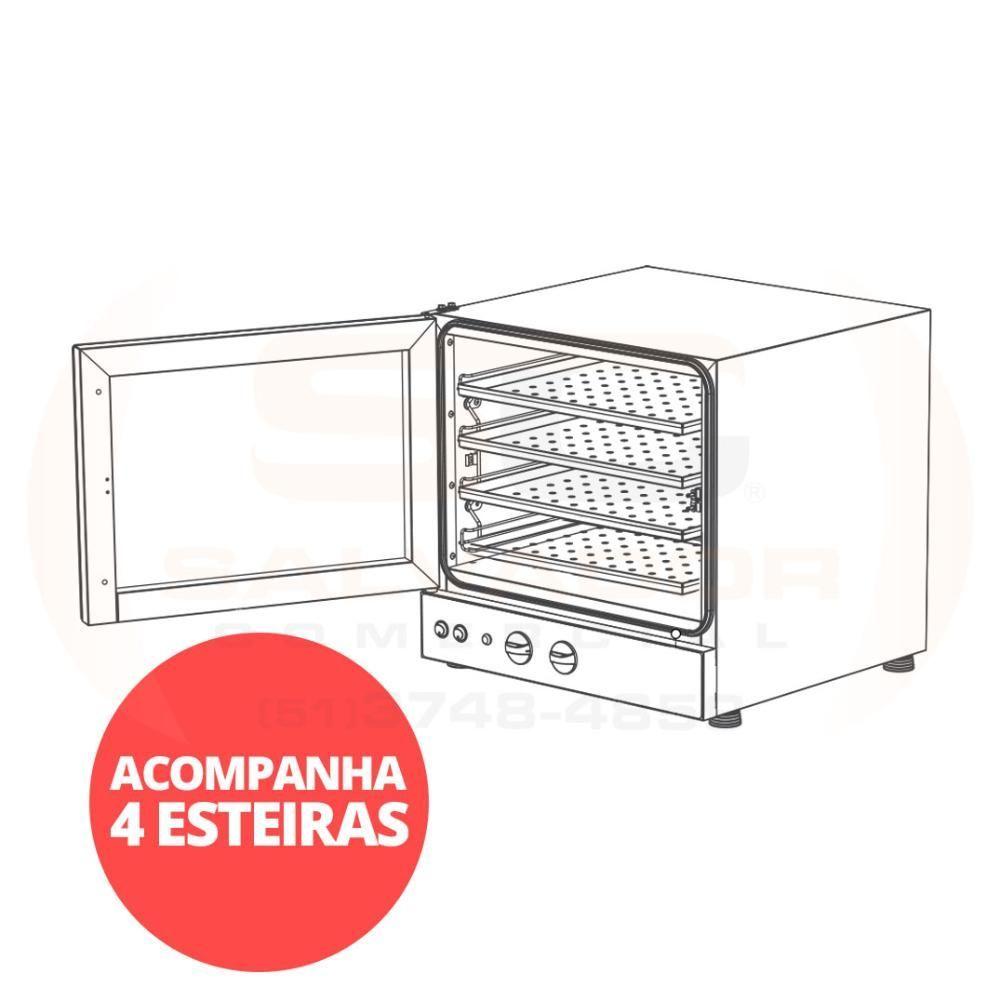 Forno Turbo Elétrico Fast Oven Prp-004 Plus Vermelho - Progas Digital 220v 220v