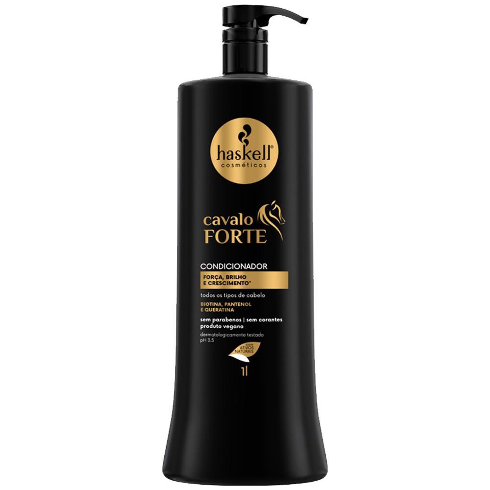 Miniatura Kit Haskell Cavalo Forte Shampoo Condicionador Litro Máscara