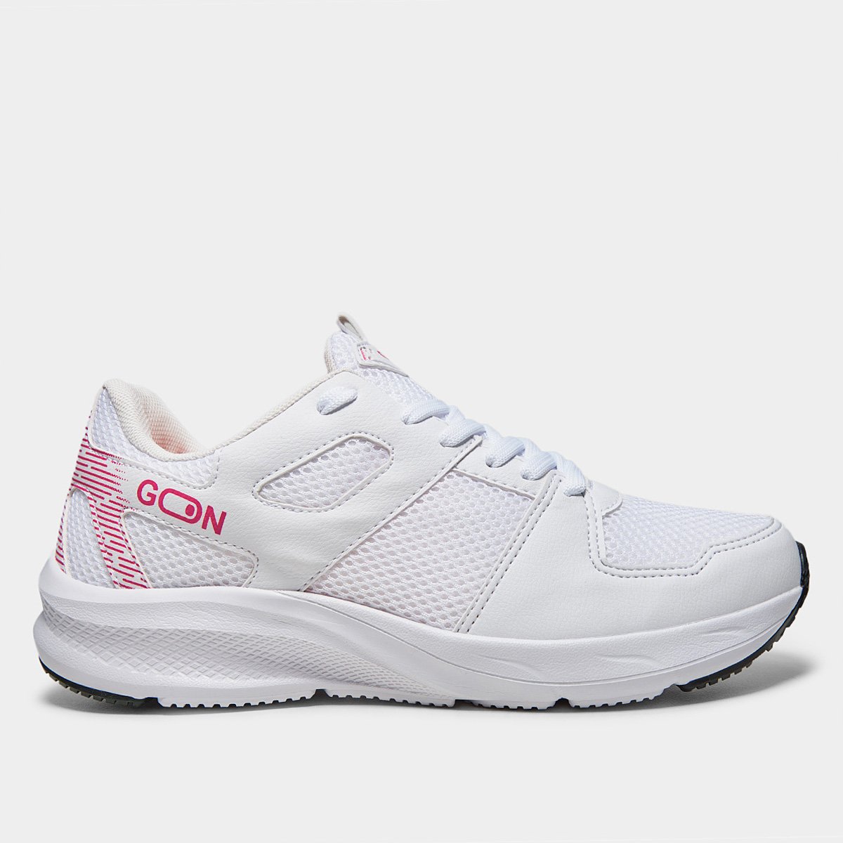Miniatura Tênis Goon Charge Feminino Branco+Rosa - 38