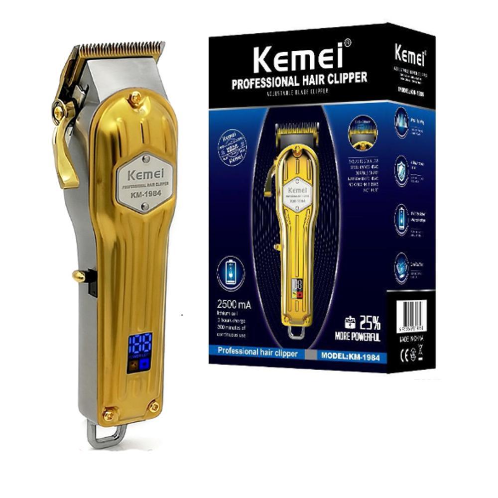 Miniatura Máquina Kemei De Corta Cabelo Recarregável Km 1984