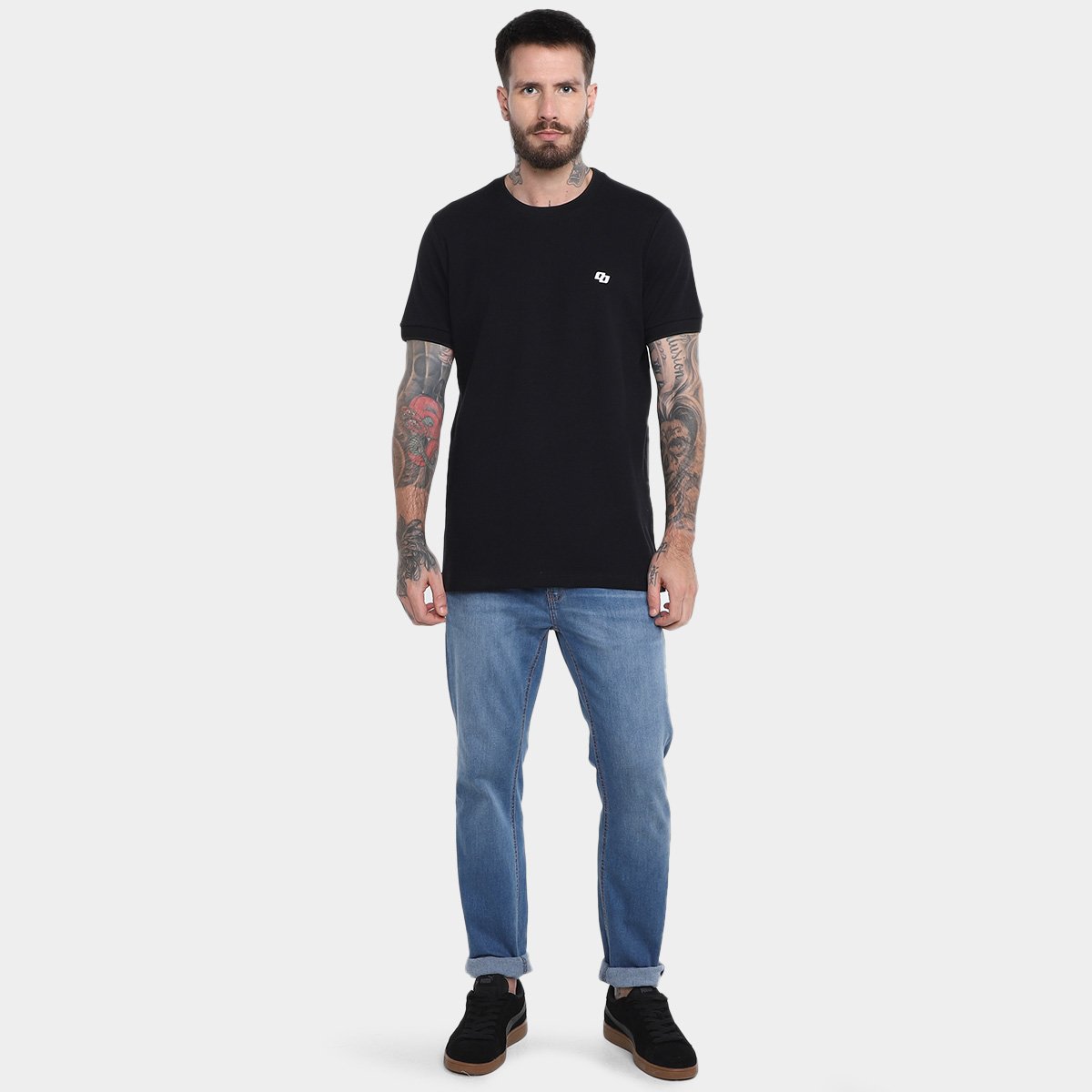 Miniatura Camisa Polo Colcci Básica Masculina Preto - G