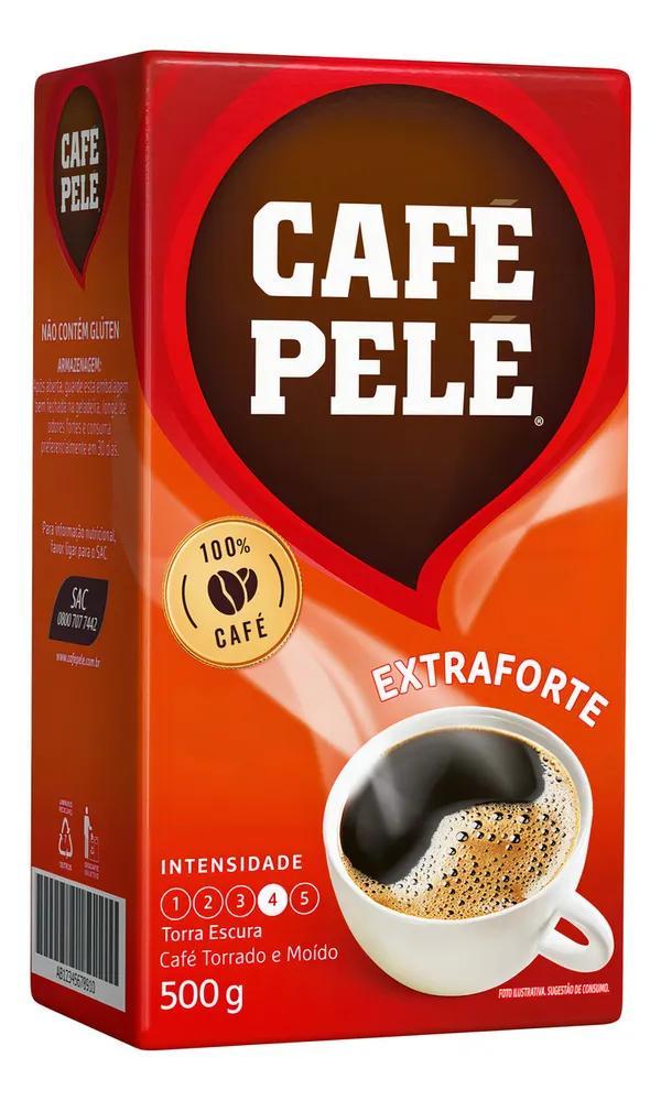 Miniatura Café Pelé Extraforte 500G: Intensidade E Sabor Vácuo