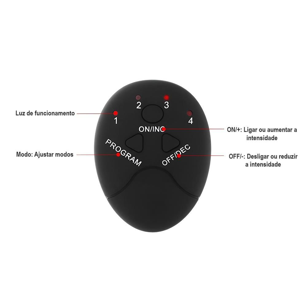 Miniatura Tonificador Ems Elétrico Levanta Bumbum Para Glúteos Firmes