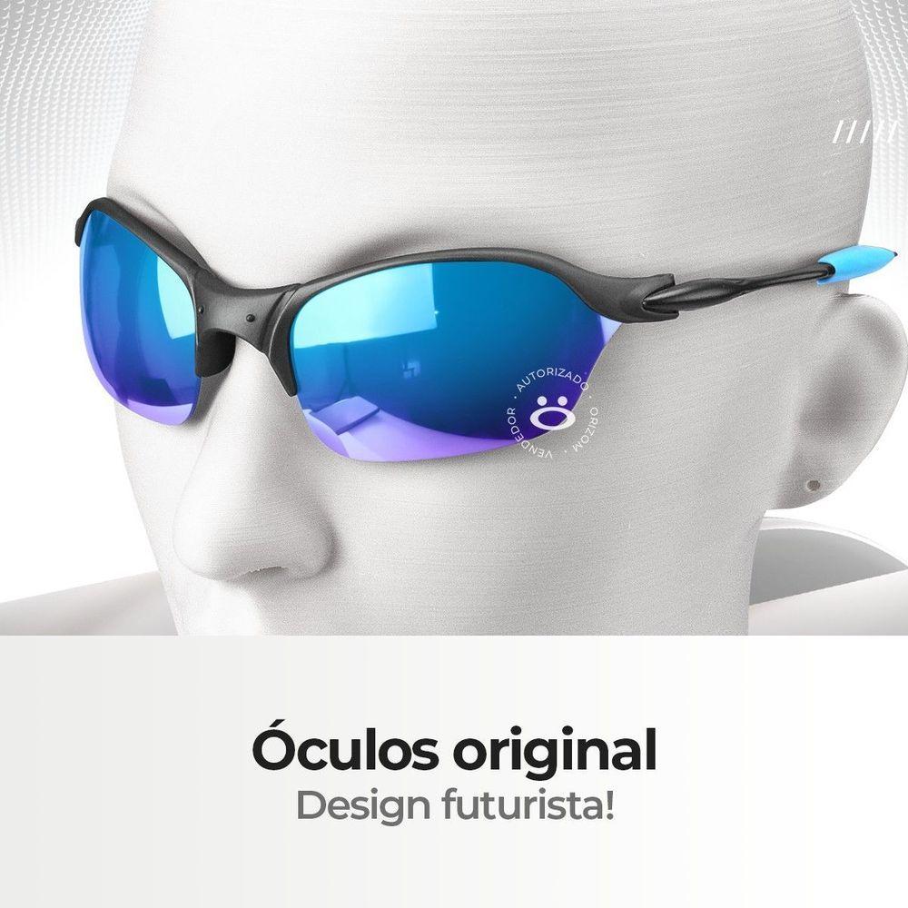 Oculos Sol Proteção Uv Masculino Praia Lupa Metal + Case Estiloso Presente Lente Espelhada Original