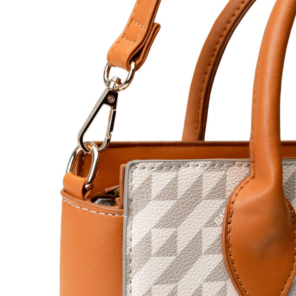 Bolsa de Mão Feminina Média Monograma BG Bege Bege - M