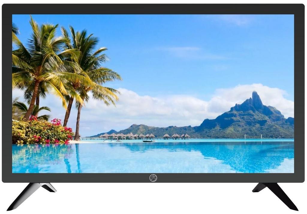Miniatura Monitor Tv Led 24 Brazil Pc H240-T Hoe Preto