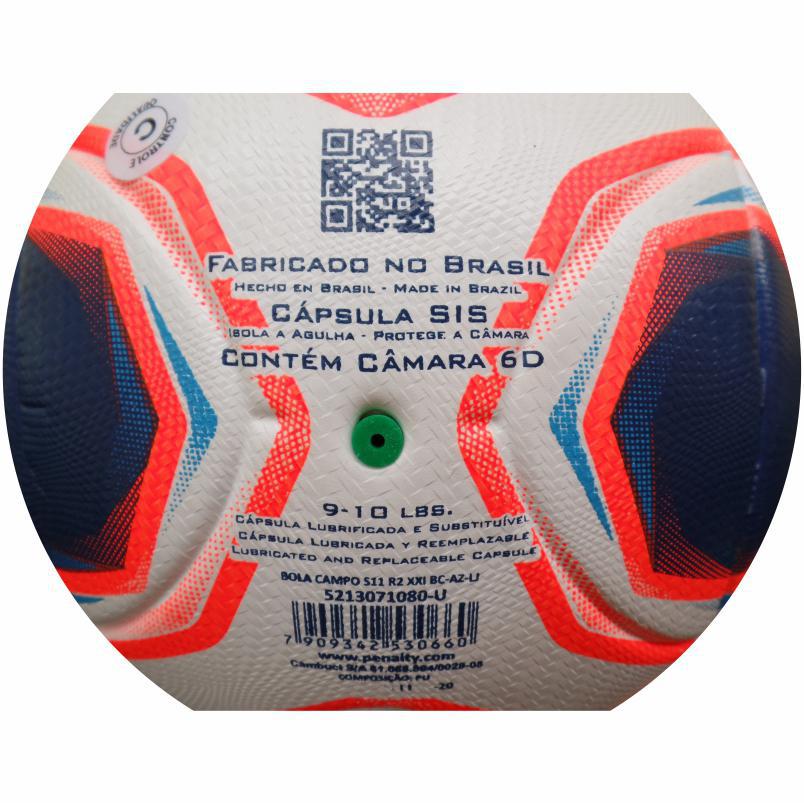 Miniatura Bola Futebol Campo Penalty S11 R2 Xxi Laranja