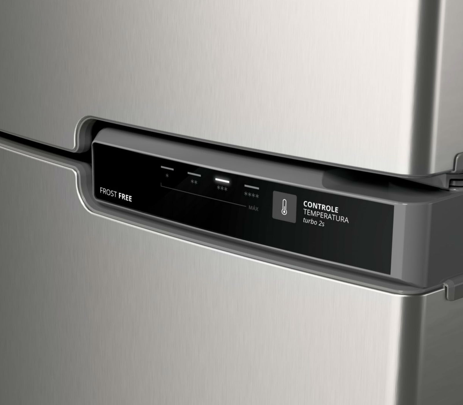 Miniatura Refrigerador Duplex Brastemp BRM44HK 375 L Inox 127 V