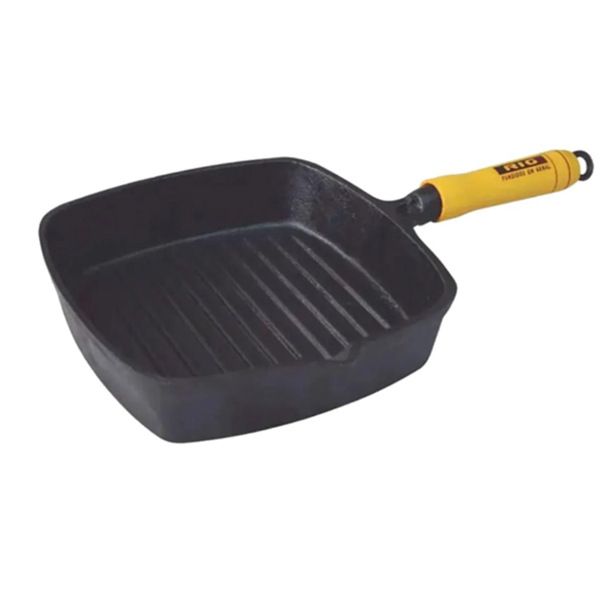 Miniatura Jogo Frigideiras Cook Grill E Chapa Tapioca Ferro Fundido