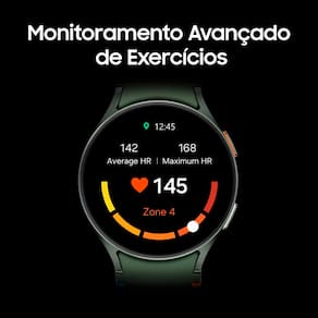 Smartwatch Samsung Galaxy Watch7 BT 40mm Tela Super AMOLED de 1.31", Bluetooth, Wi-Fi, GPS, NFC e Google Wear OS - Verde