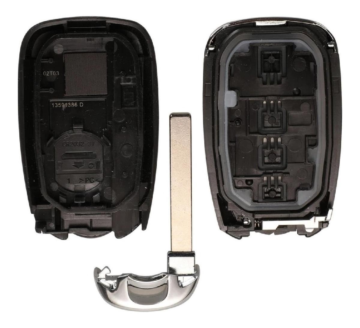 Miniatura Chave Carcaça Presença Gm Cruze Onix Tracker Equinox Spin 3B