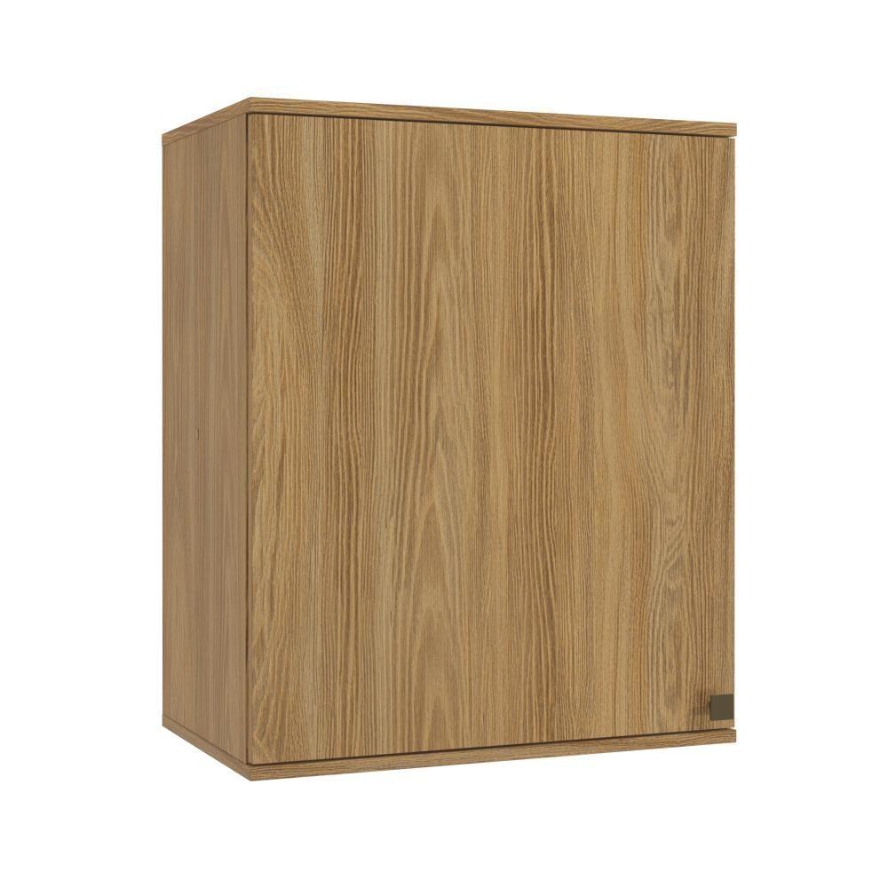 Miniatura Armário Aéreo Celeste Kappesberg 100% Mdf 1 Porta Nogueira 60cm