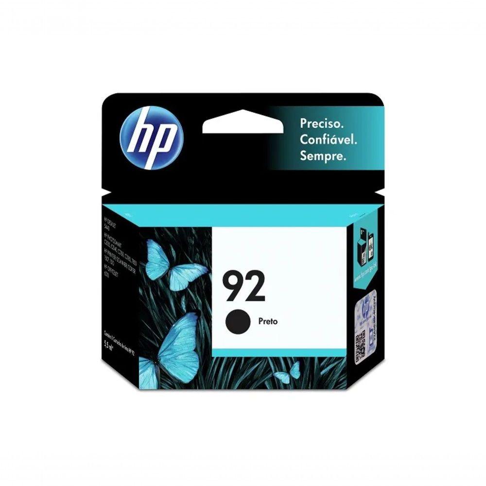 Miniatura Cartucho De Tinta Hp 92 C9362wb 5440 1507 1510 6310 Preto Original