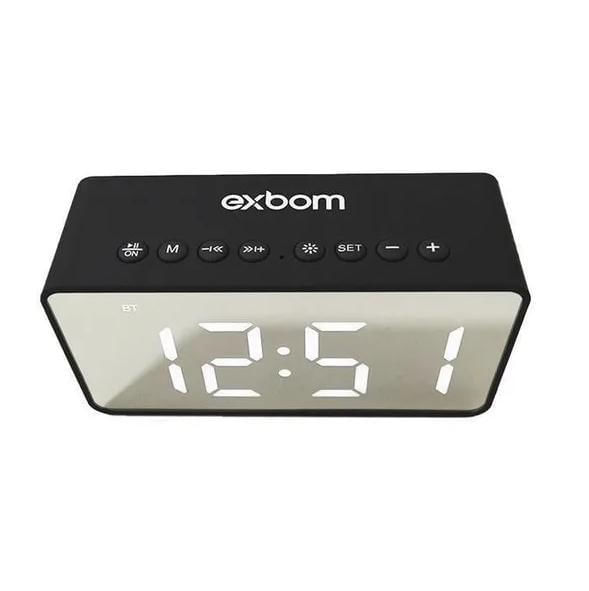 Miniatura Despertador Multimídia Preto Bluetooth Cs-Mt6Bt Top