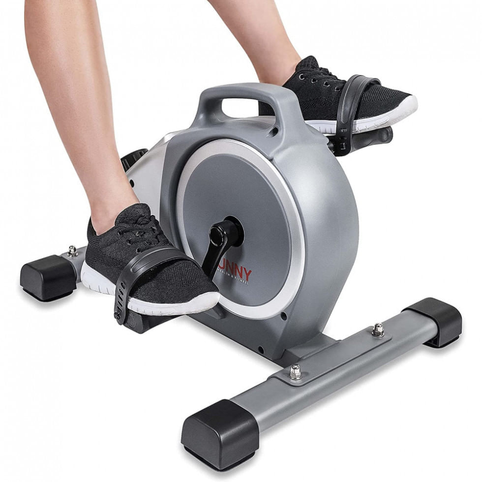 Miniatura Sunny Health Fitness SF B020026 Mini Bicicleta Ergométrica Ideal Para Idosos e Treino de Braço, Perna com Painel D... 110v
