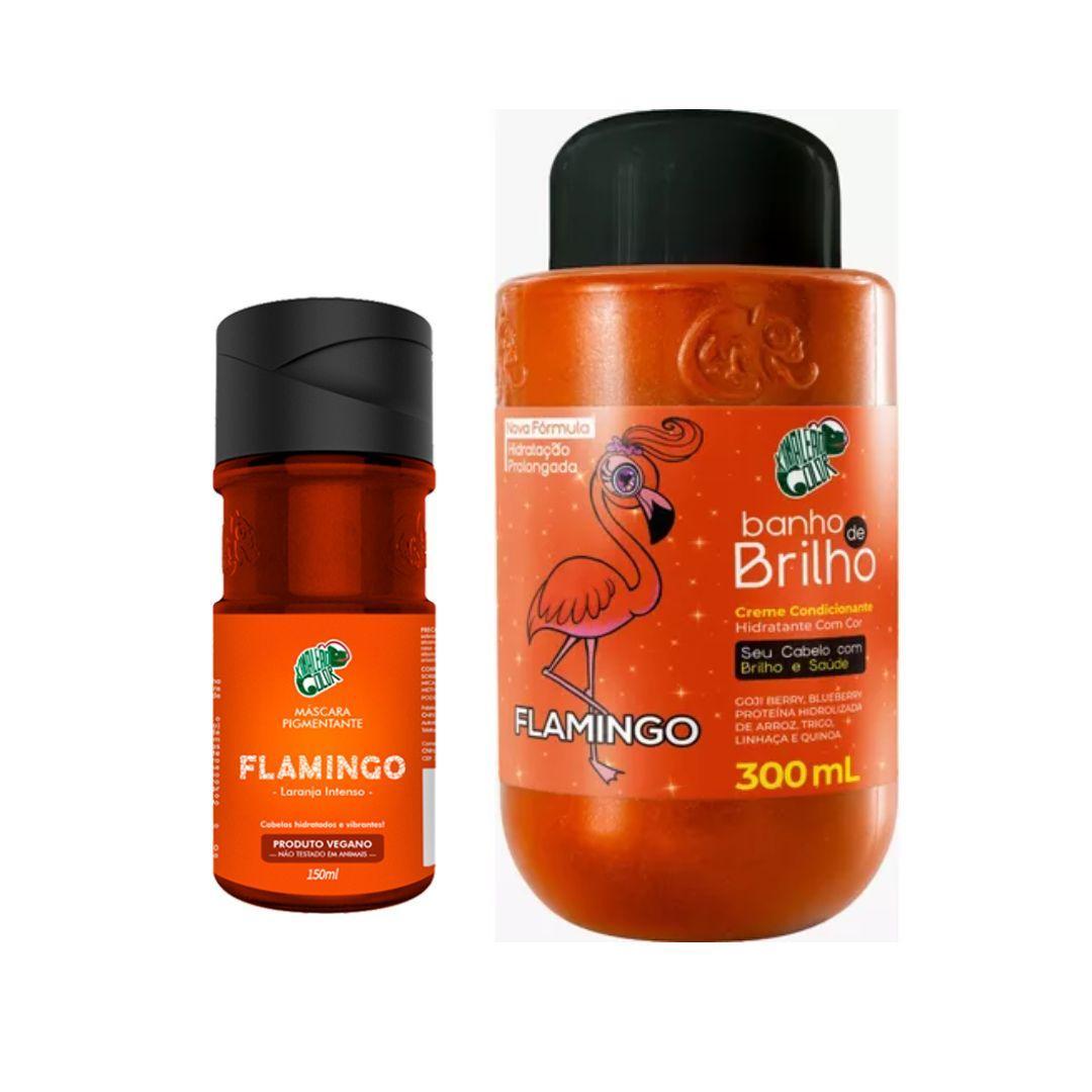Miniatura Kit Kamaleão Color Tonalizante Flamingo 150Ml E Banho Brilho