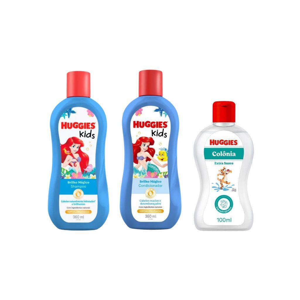 Miniatura Kit Huggies Kids Brilho Magico - Shampoo + Cond + Colonia