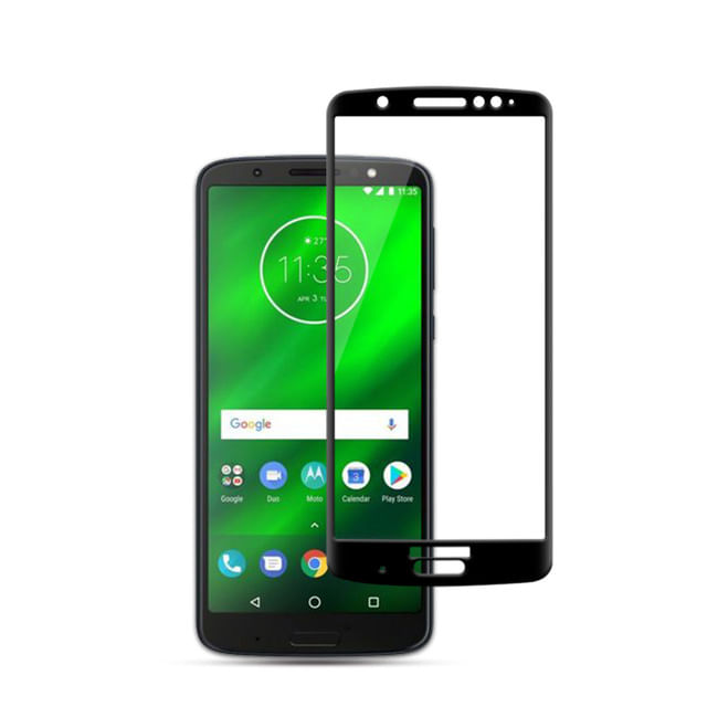 Miniatura Pelicula de Vidro 3D Moto G6 5.7" Tela Toda XT1925