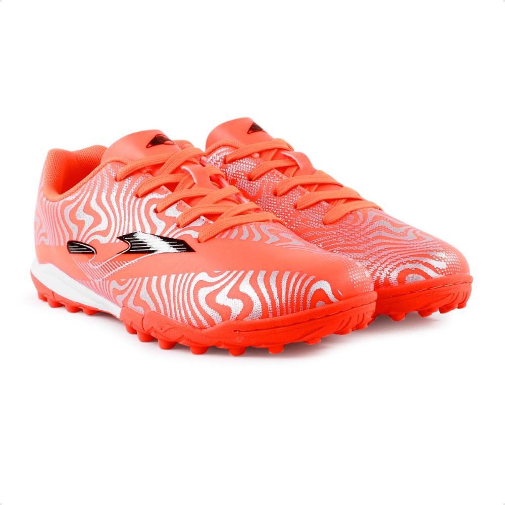 Miniatura Chuteira Society Joma Evolution JR Laranja / Cinza - 33