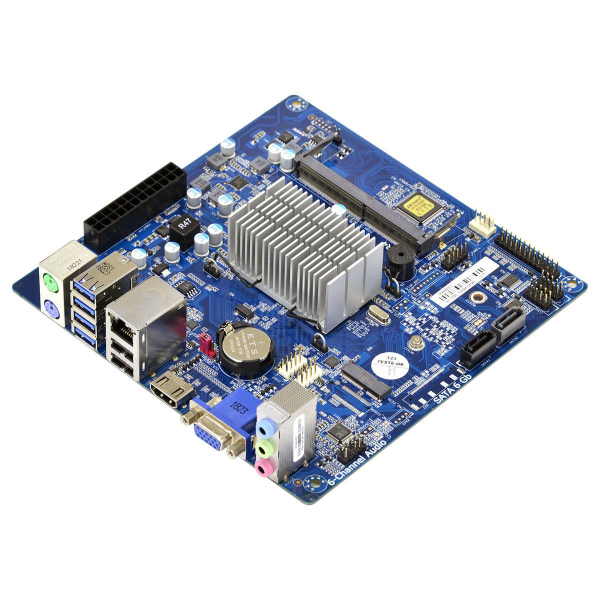 Miniatura Placa Mae J4005 Ipx40050E1 Com Processador Integrado 10/100