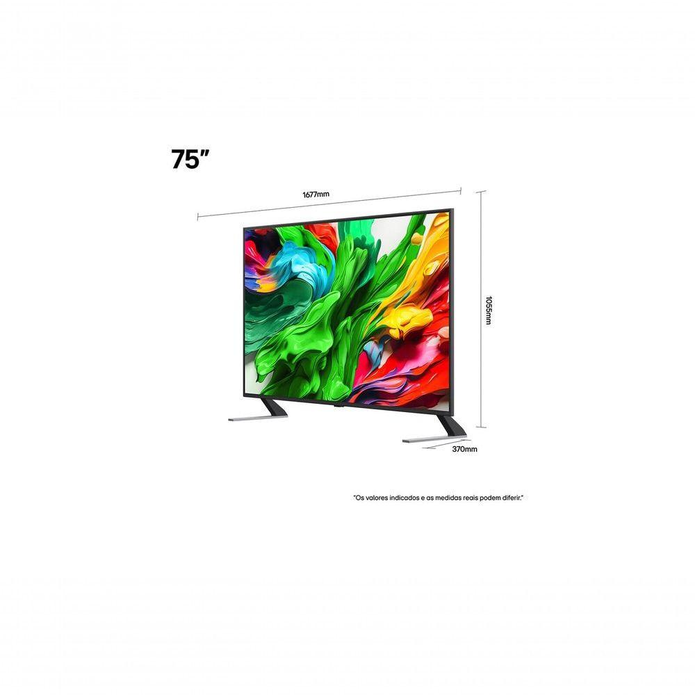 Smart TV LG QNED Evo AI QNED85 75 Polegadas 75QNED85ASG Bivolt