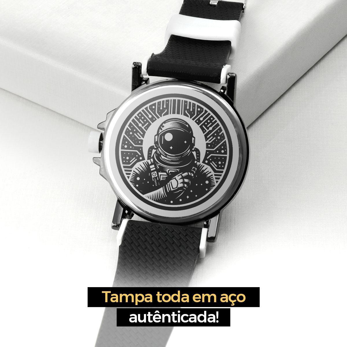 Miniatura Relogio Masculino Aço Inoxidável + Caixa Pesado Presente