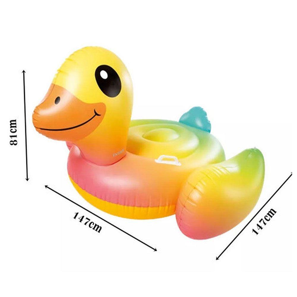 Miniatura Boia Inflável Grande Pato Amarelo 147cm Intex