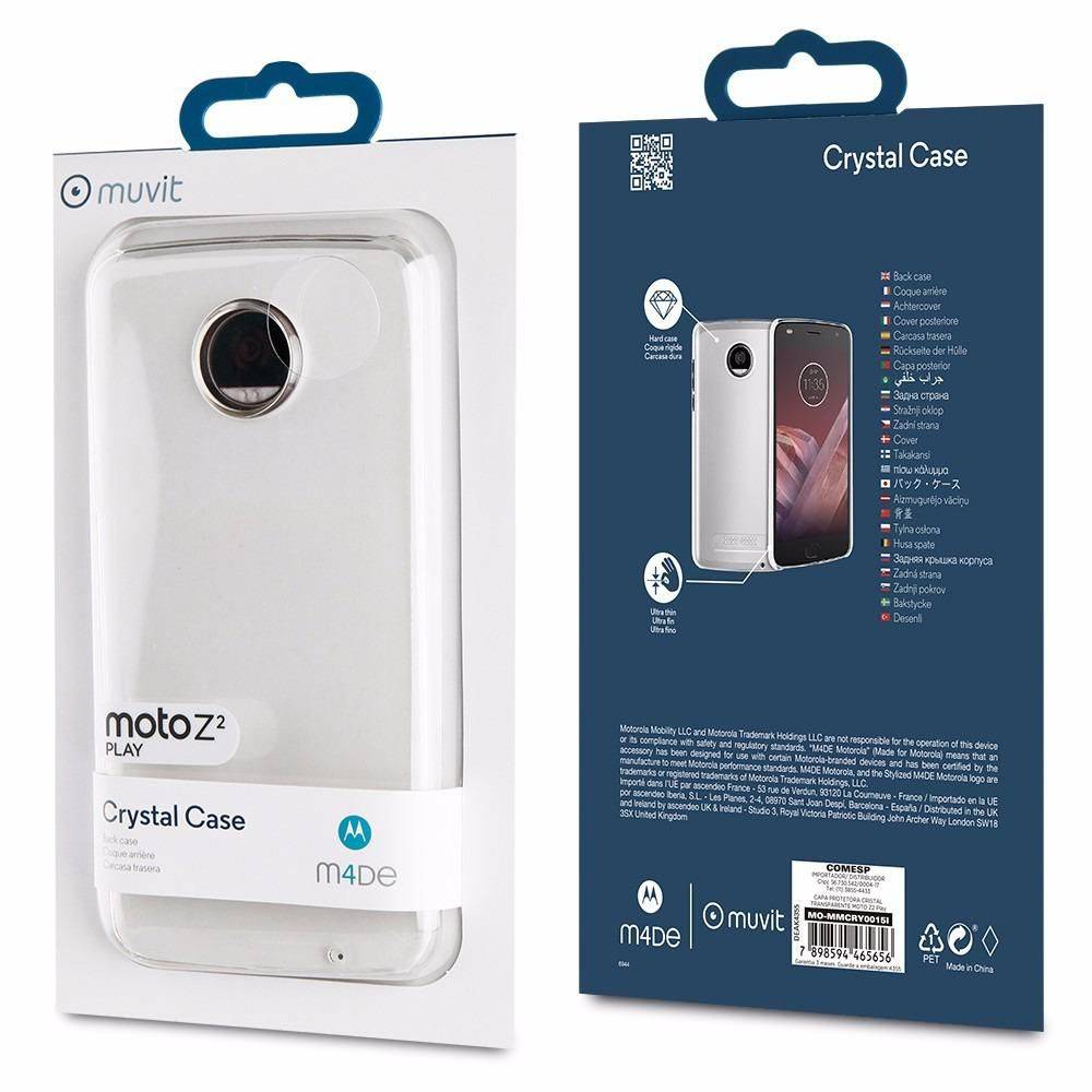 Miniatura Capa Original Moto Z2 Play Motorola Muvit Transparente