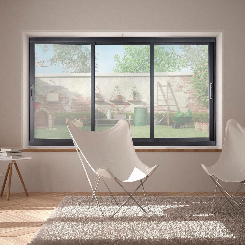 Miniatura Janela de Correr 3 Folhas com Vidro Liso 100x200cm