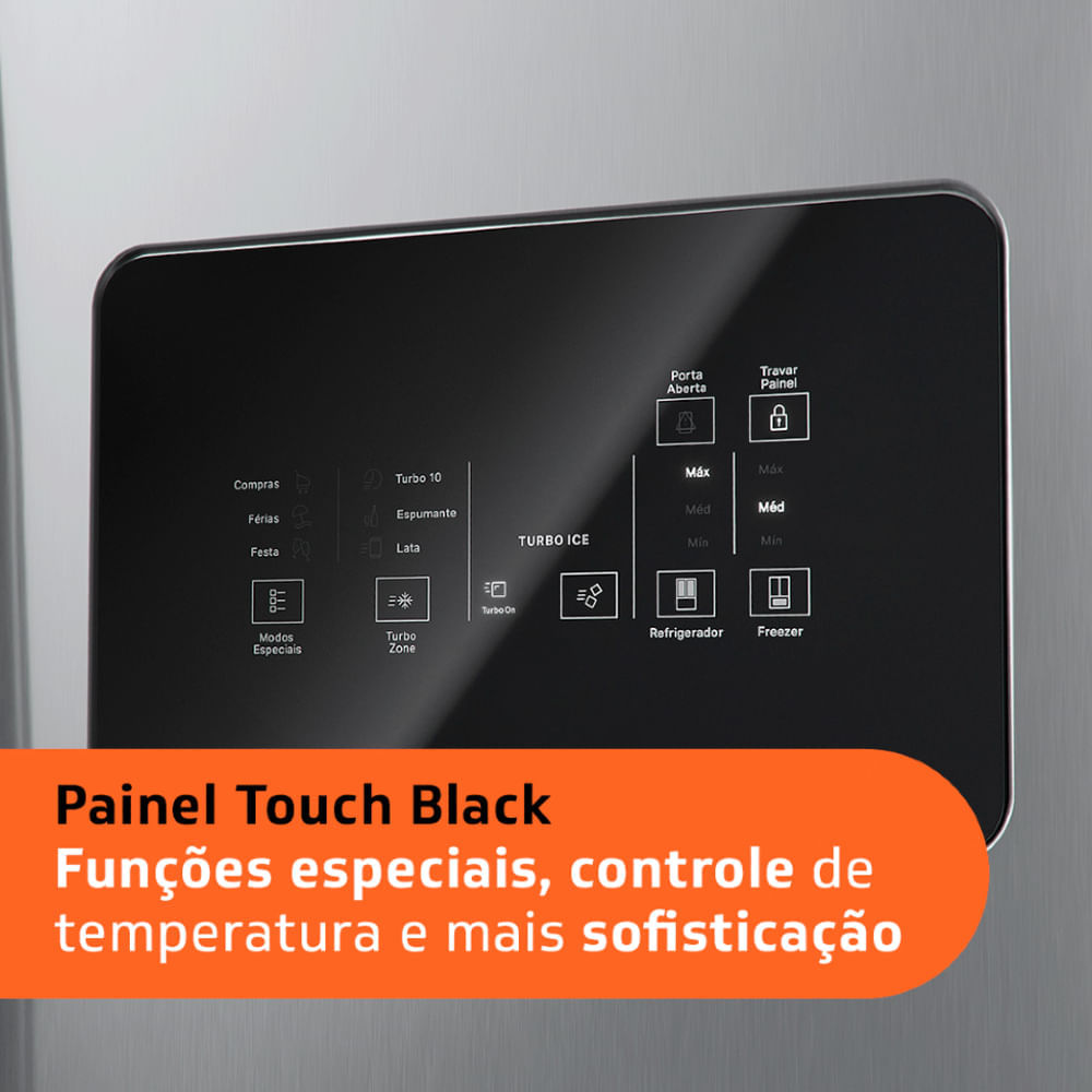 Geladeira Brastemp Frost Free French Door A+++ 554 litros cor Inox - BRO85AK 110V